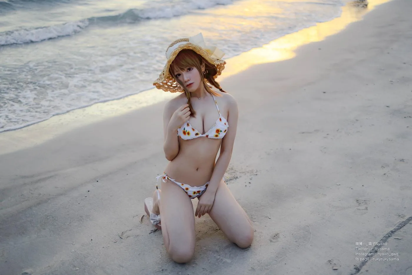 Nyako喵子 – NO.57 向日葵比基尼 [66P]插图6